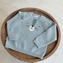 Voir la diapositive 4 : Petit Béguin Pull enfant en tricot Oscar