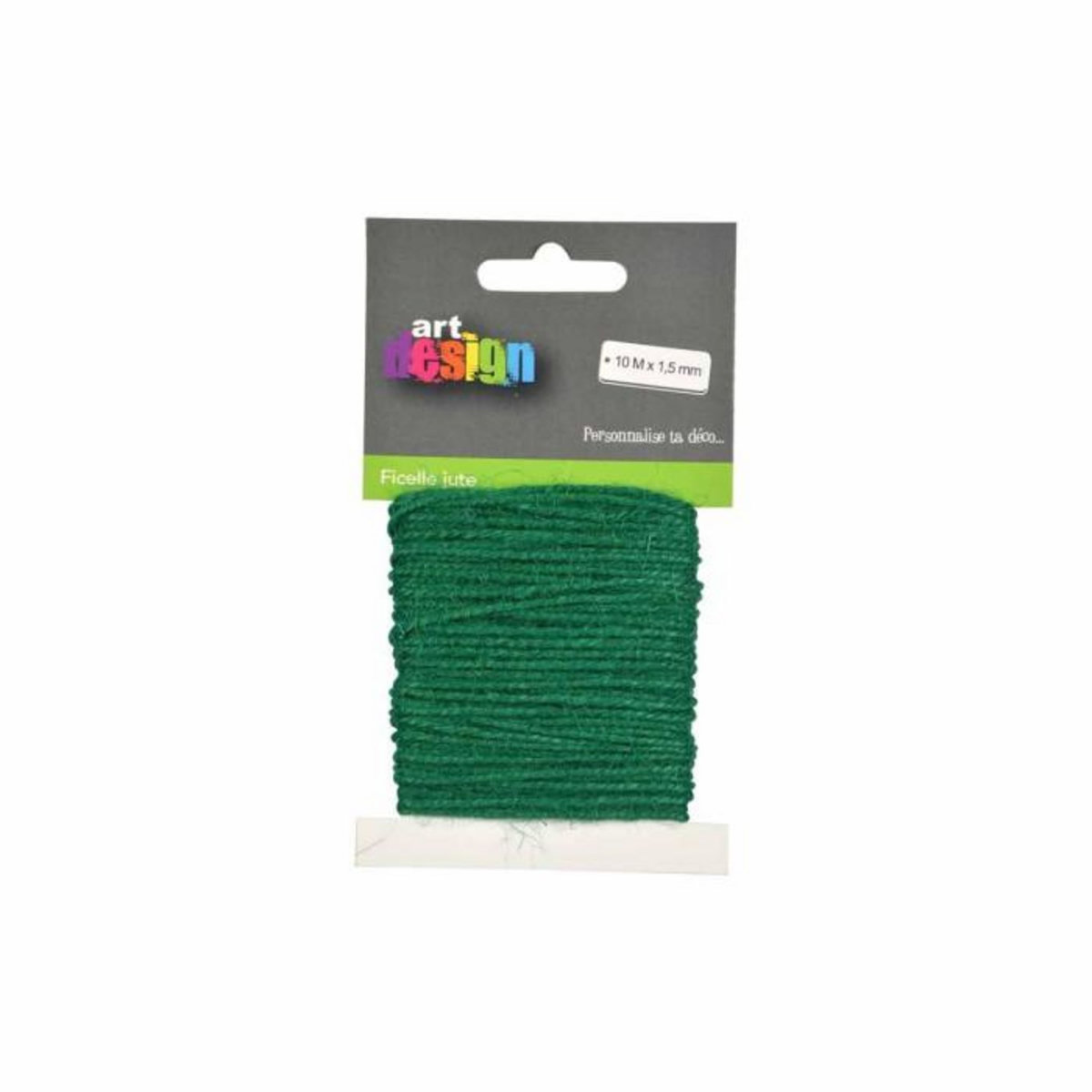 Paris Prix Ficelle en Jute  Jardin d'Eden  10m Vert Foncé