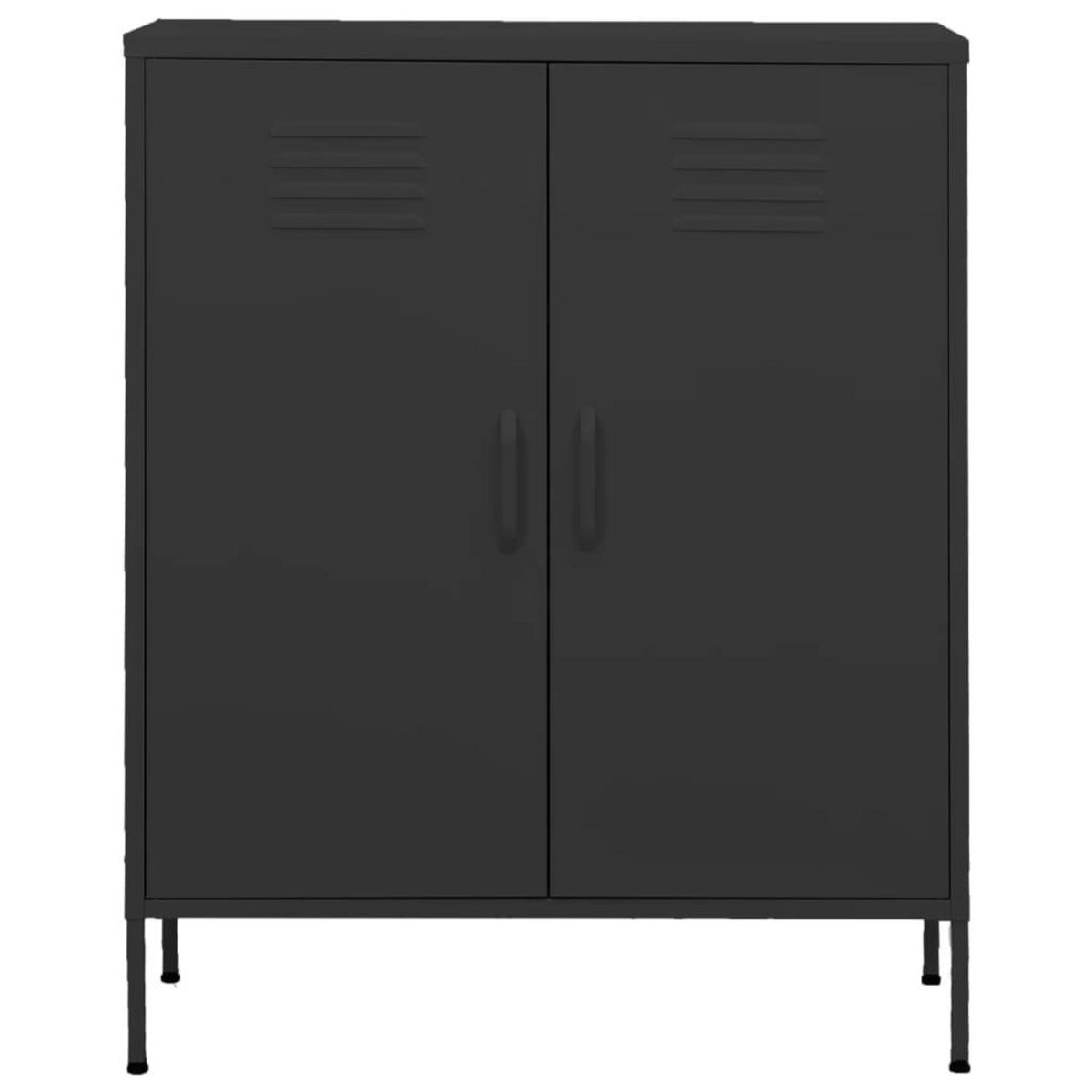 VIDAXL Armoire de rangement Anthracite 80x35x101,5 cm Acier