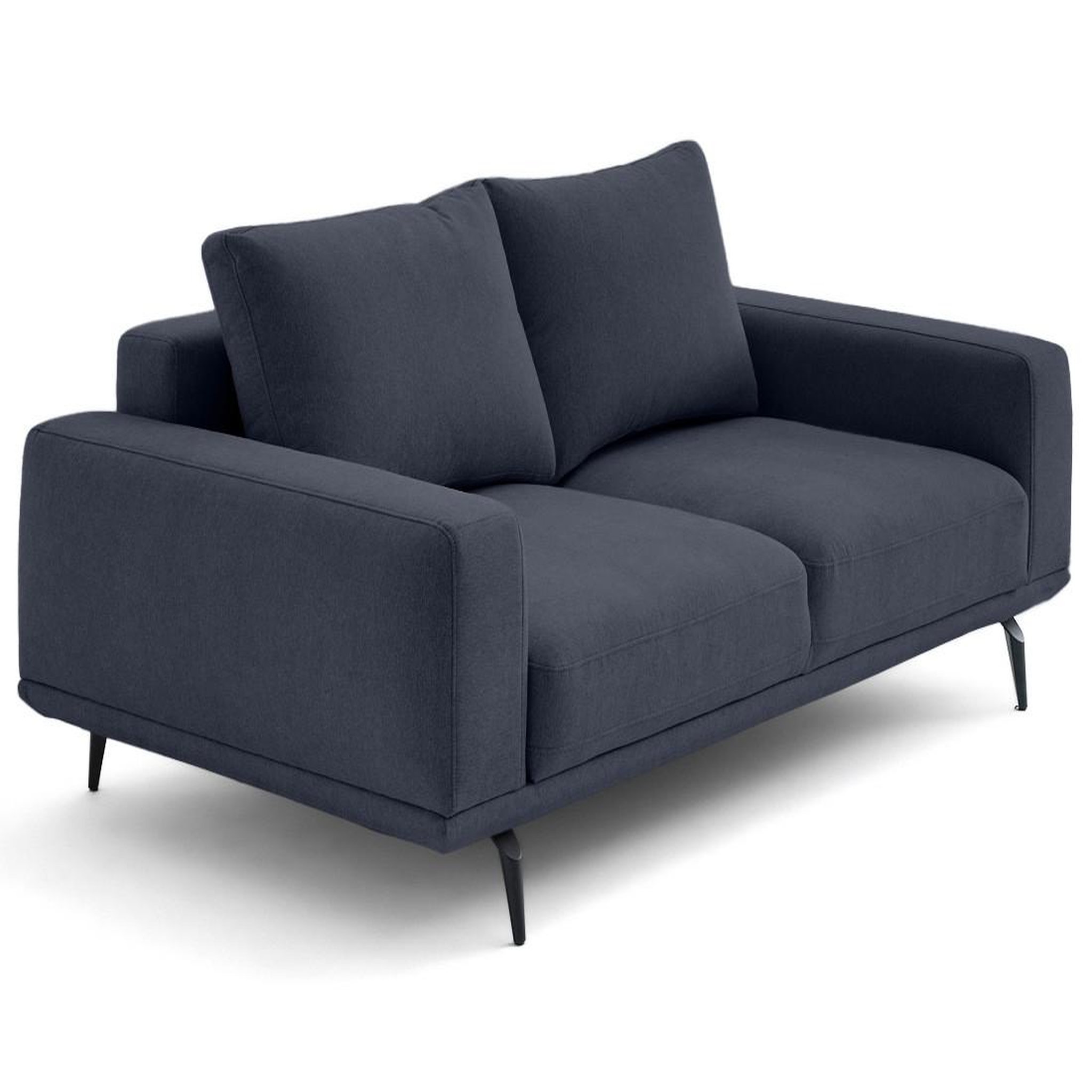 Voir la diapositive 5 : LISA DESIGN Vicence - canapé droit 2 places en tissu