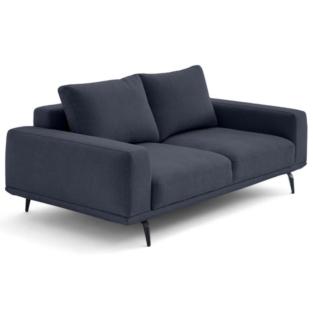 LISA DESIGN Vicence - canapé droit 2 places en tissu