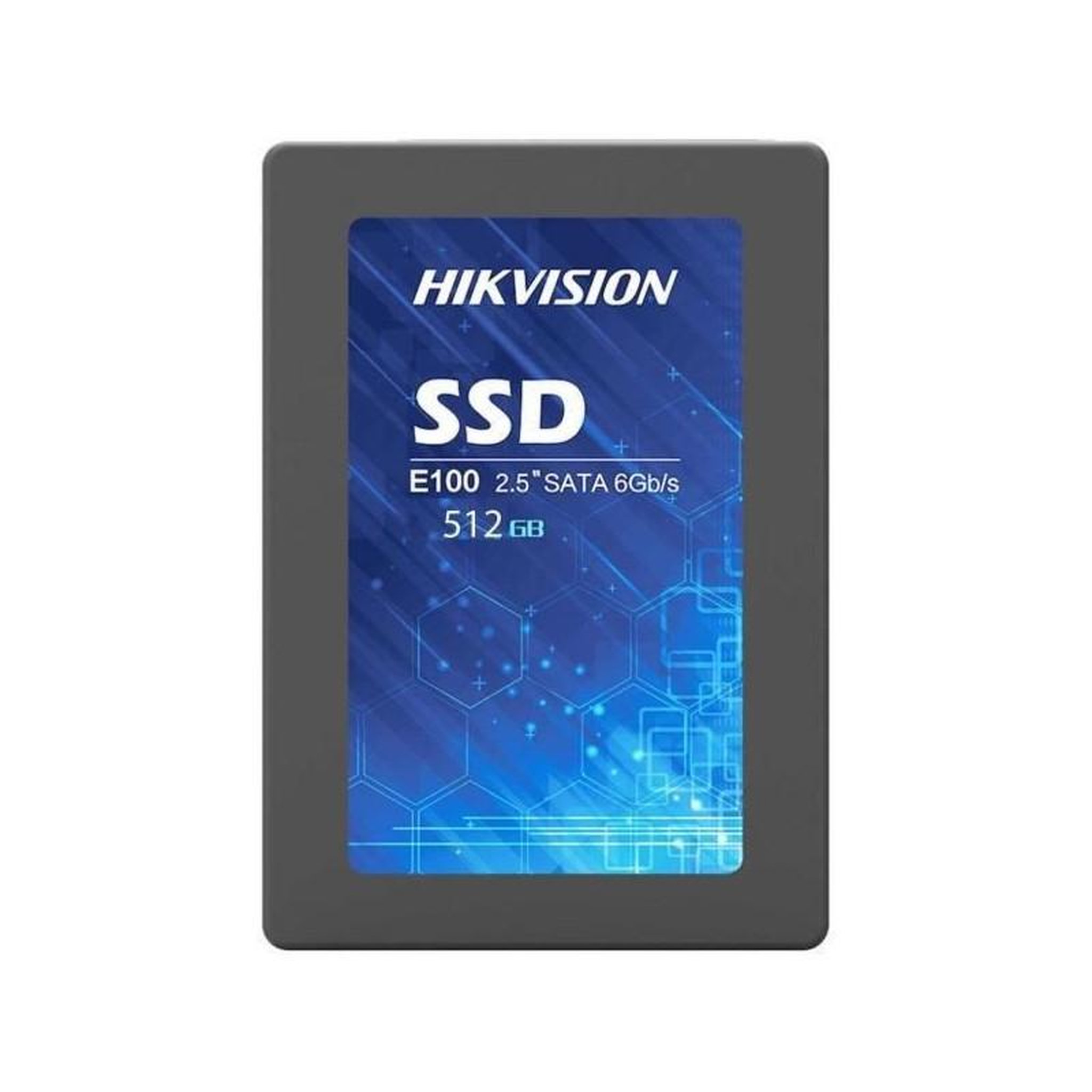 HIKVISION SSD Interne - HIKVISION - 2.5 512 Go E100 SATA 6.0Gbps SATA-III 3D TLC 550 MB/s 240 TB (HS-SSD-E100/512G)