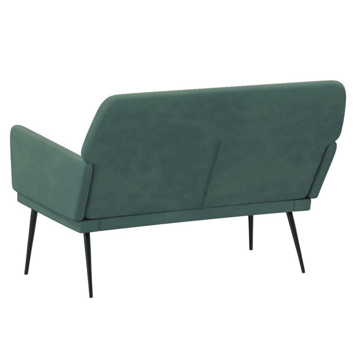 VIDAXL Banc Vert fonce 108x79x79 cm Velours