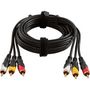 Voir la diapositive 3 : Listo Câble RCA Rallonge 5M00 M/F