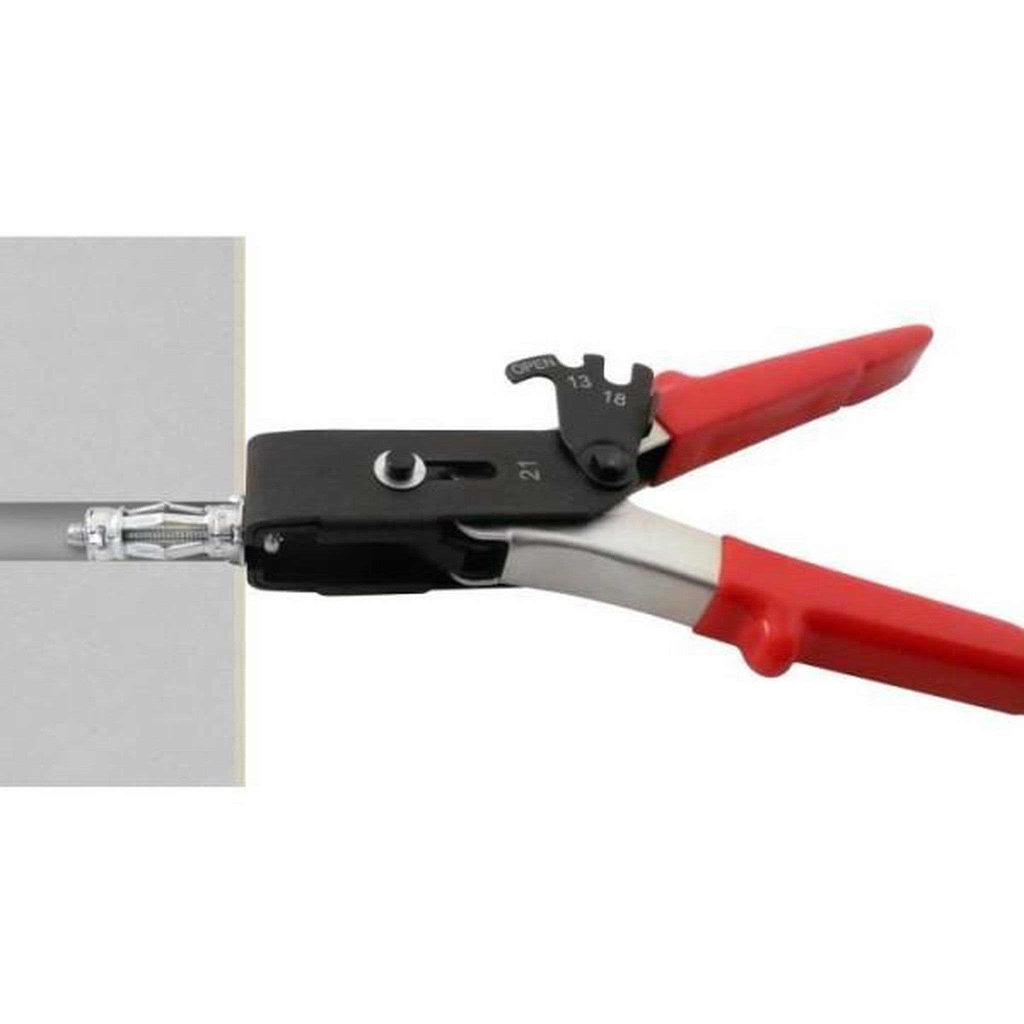 Voir la diapositive 3 : Fartools Pince a cheville en métal - FARTOOLS - Ø 4 a 8 mm - Rouge - A cheville