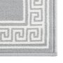 VIDAXL Tapis BCF Gris avec motif 100x250 cm