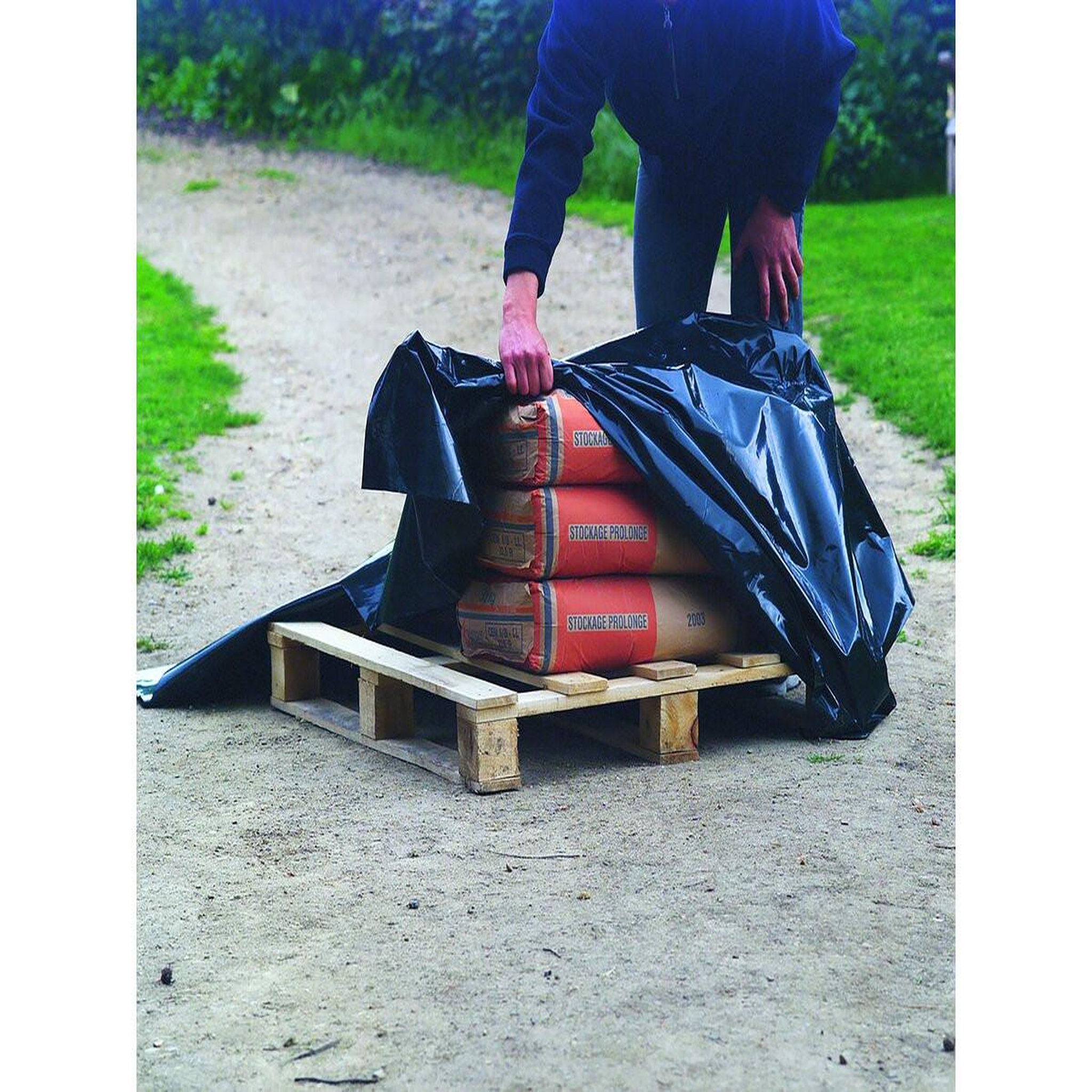 Voir la diapositive 2 : Habitat et Jardin Bâche de couverture -   Protectfilm   - 3 x 50 m - Noir