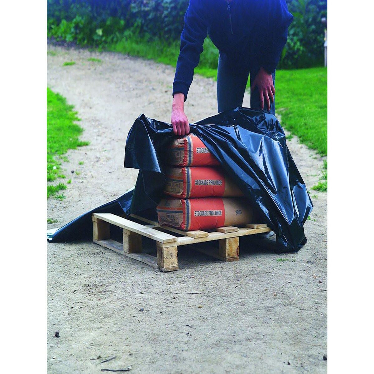 Habitat et Jardin Bâche de couverture -   Protectfilm   - 3 x 50 m - Noir