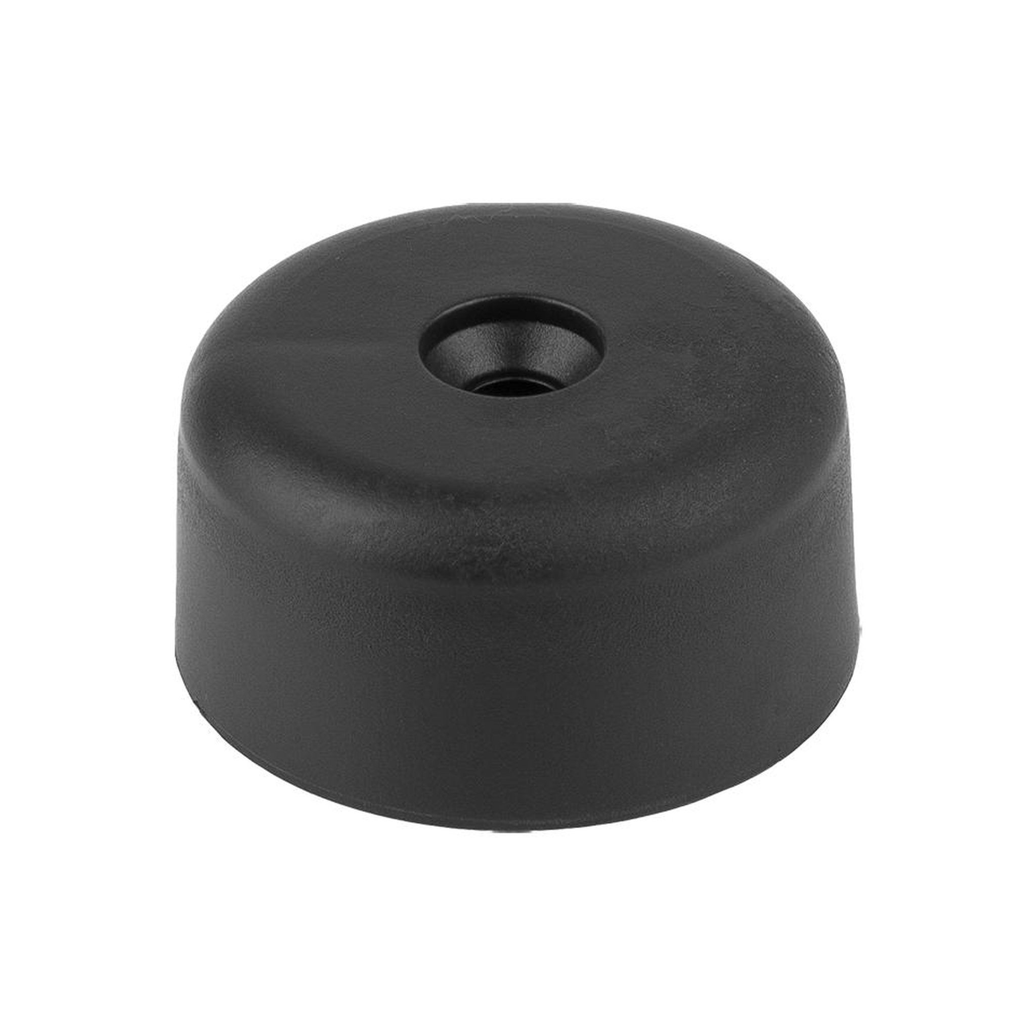 CENTRALE BRICO Glissière pour pied de meuble vissable o 50mm noir