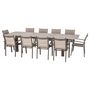 Voir la diapositive 5 : HESPERIDE Table de jardin extensible 10 Personnes Héraklion - L. 220/320 cm - Gris tonka