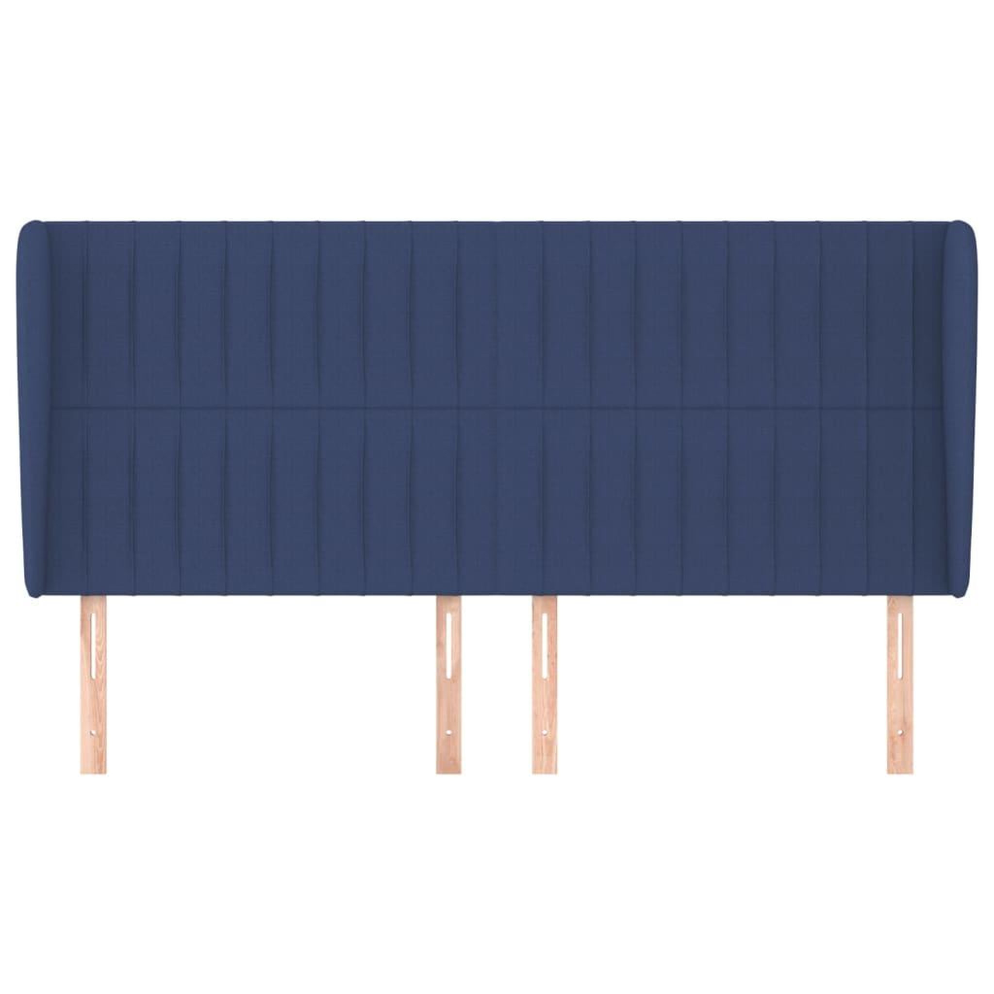 Voir la diapositive 3 : VIDAXL Tete de lit avec oreilles Bleu 203x23x118/128 cm Tissu