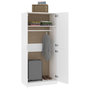 Voir la diapositive 4 : VIDAXL Garde-robe Blanc 90x52x200 cm Bois d'ingenierie