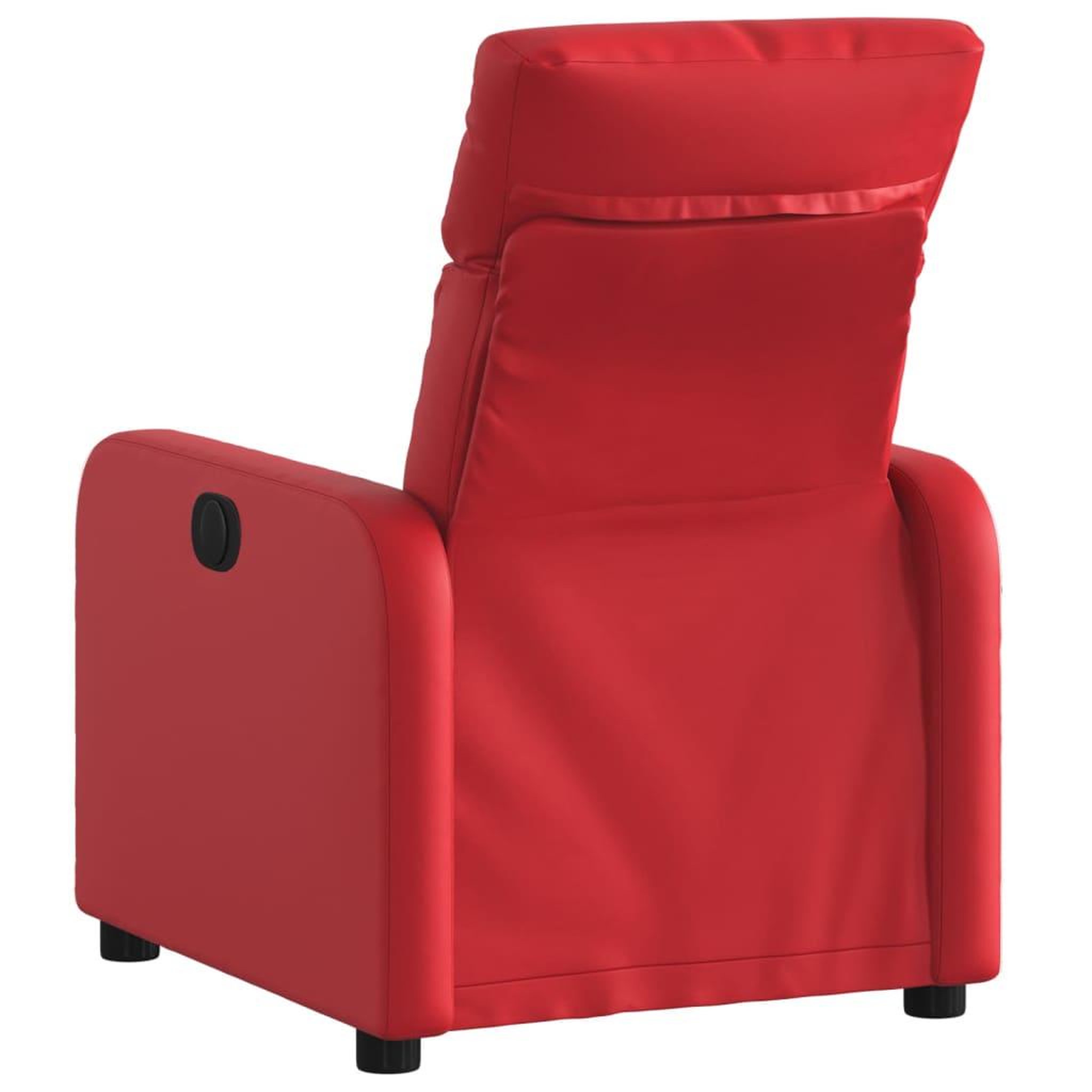 Voir la diapositive 3 : VIDAXL Fauteuil inclinable Rouge Similicuir