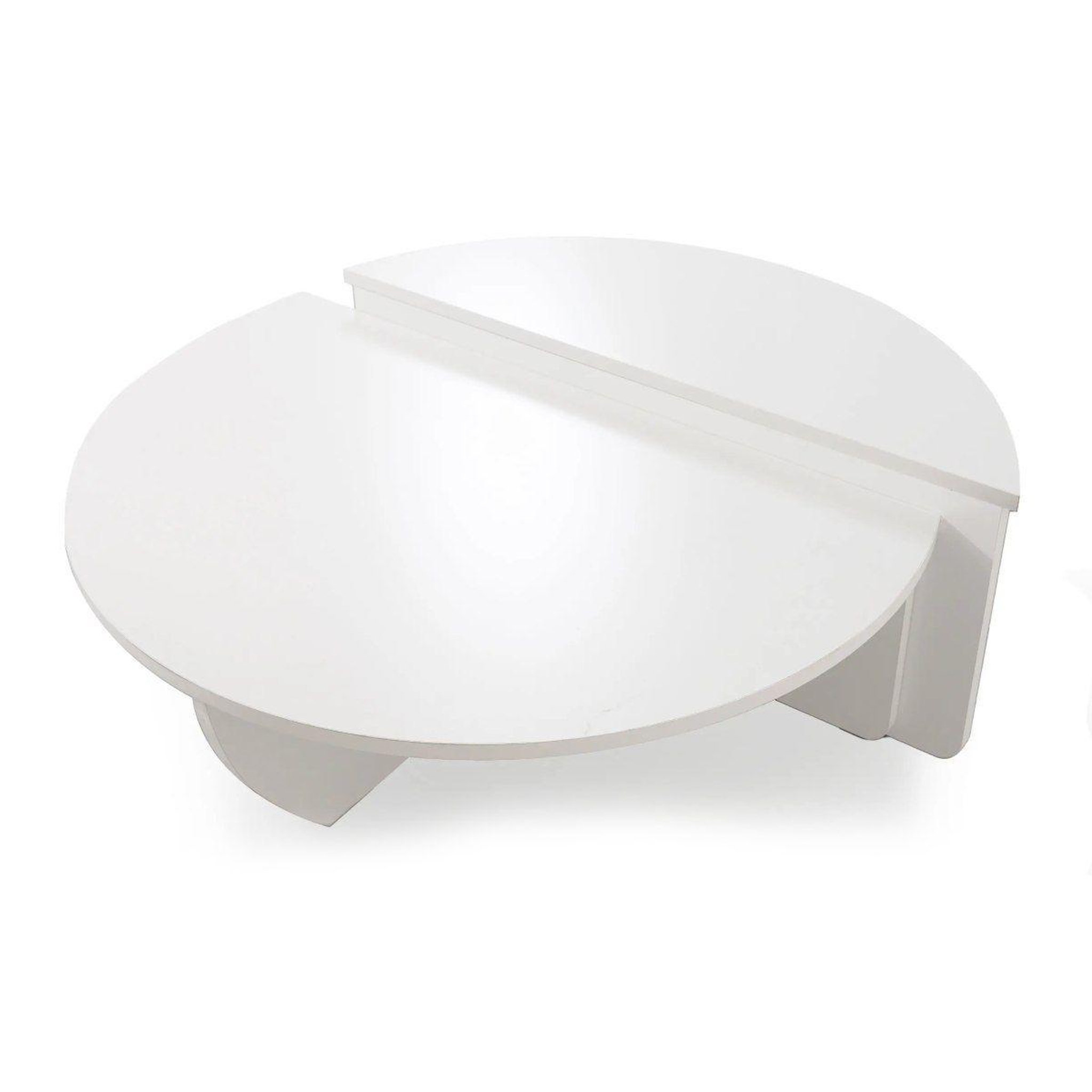 Paris Prix Lot de 2 tables basses design  armango  90cm blanc