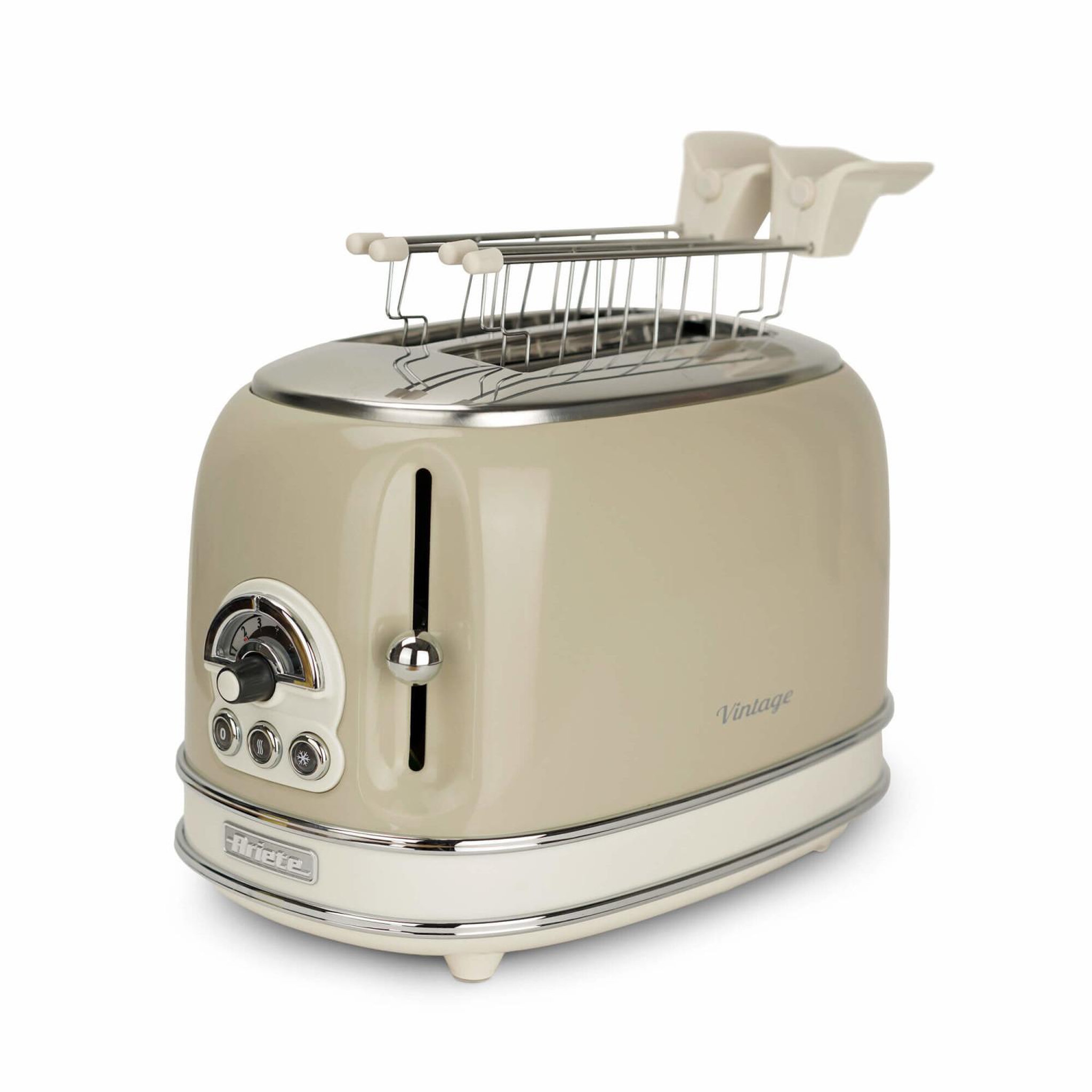 ARIETE Grille-pain 2 tranches ariete 155 vintage puissance 810 w beige