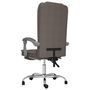 Voir la diapositive 5 : VIDAXL Fauteuil de massage inclinable de bureau Taupe Tissu
