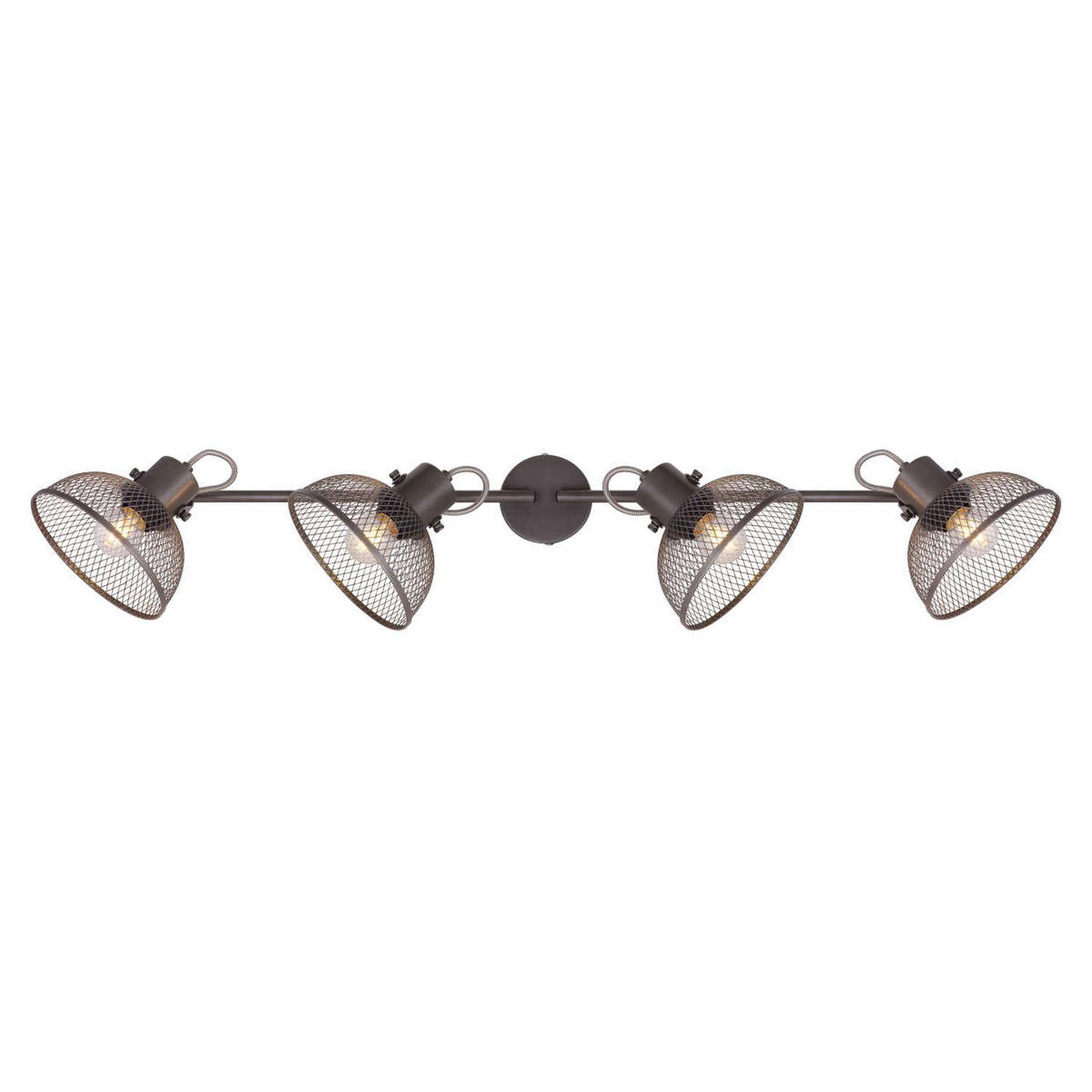 Voir la diapositive 2 : GLOBO Plafonnier design vintage moniga - gris chromé