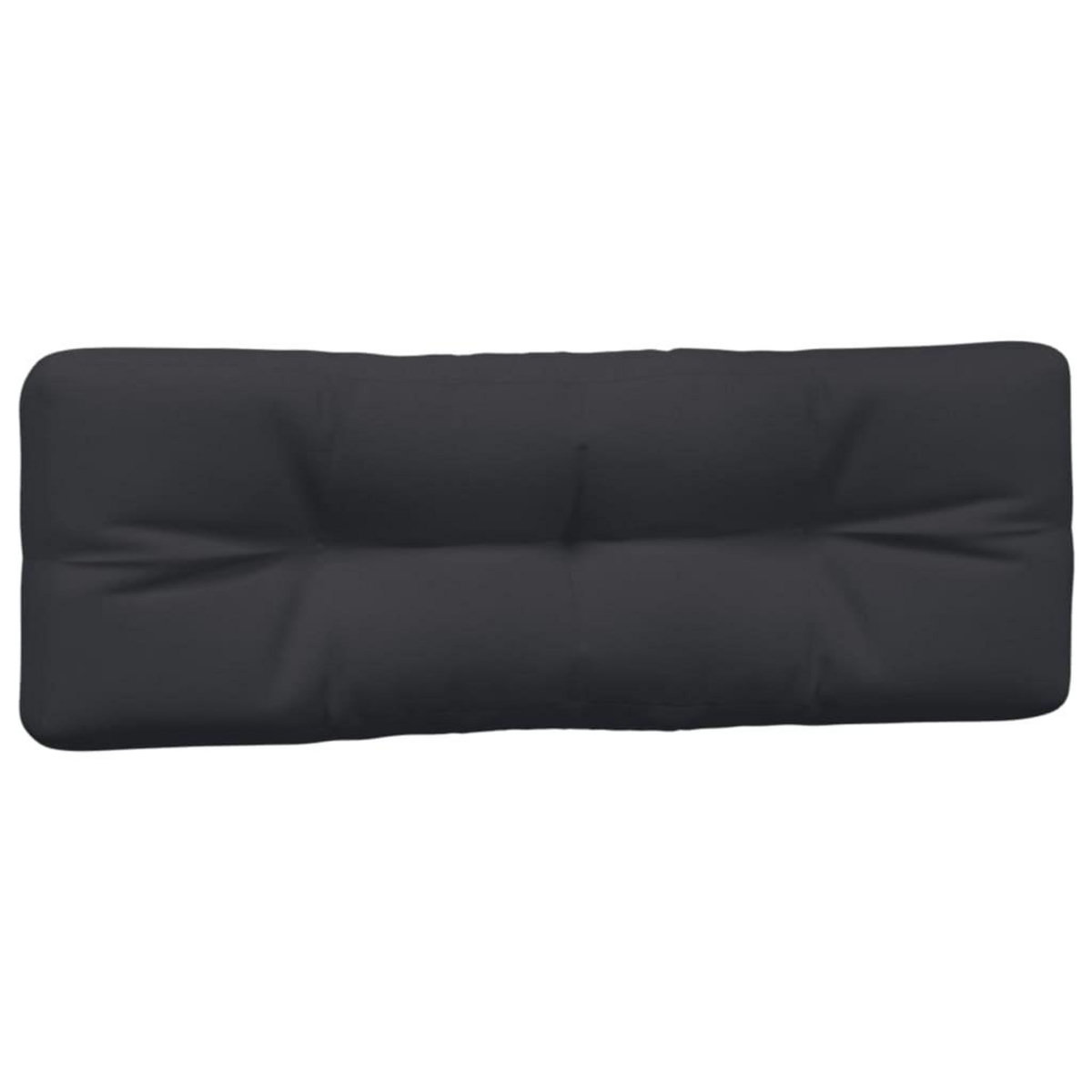 VIDAXL Coussins de palette 5 pcs noir tissu