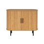 Voir la diapositive 4 : BEST MOBILIER Kofu - buffet bas - bambou - 2 portes - 100 cm