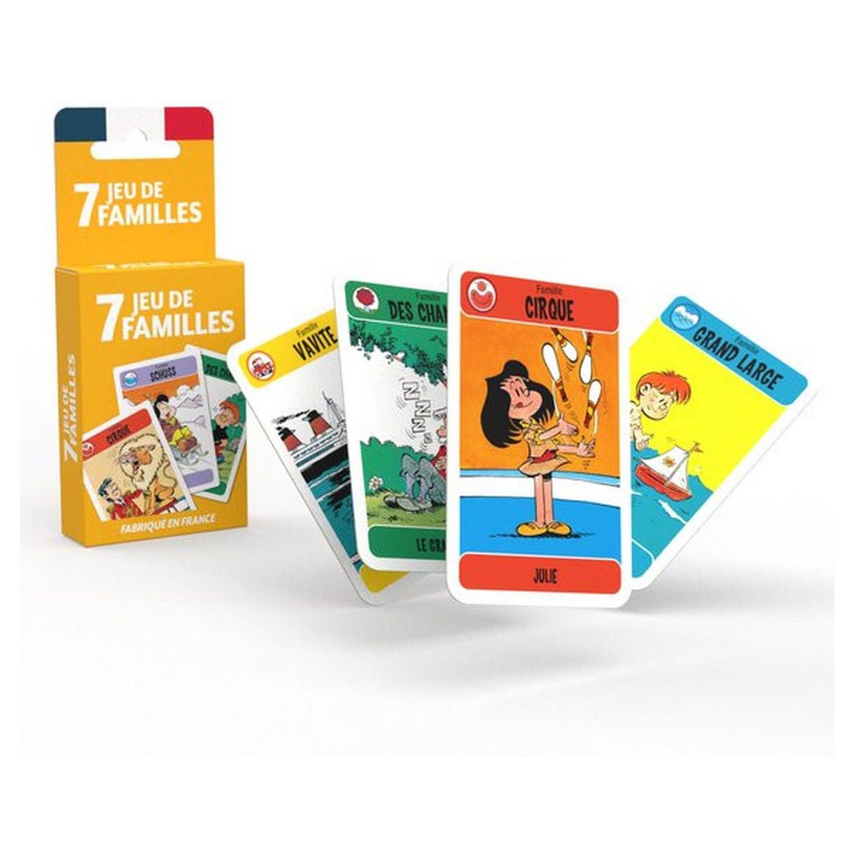 CARTAMUNDI Basic jeu de 7 familles