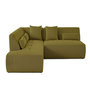 Voir la diapositive 1 : LISA DESIGN Onyx - canapé modulable d'angle gauche - 5 places - en tissu mailles 3d