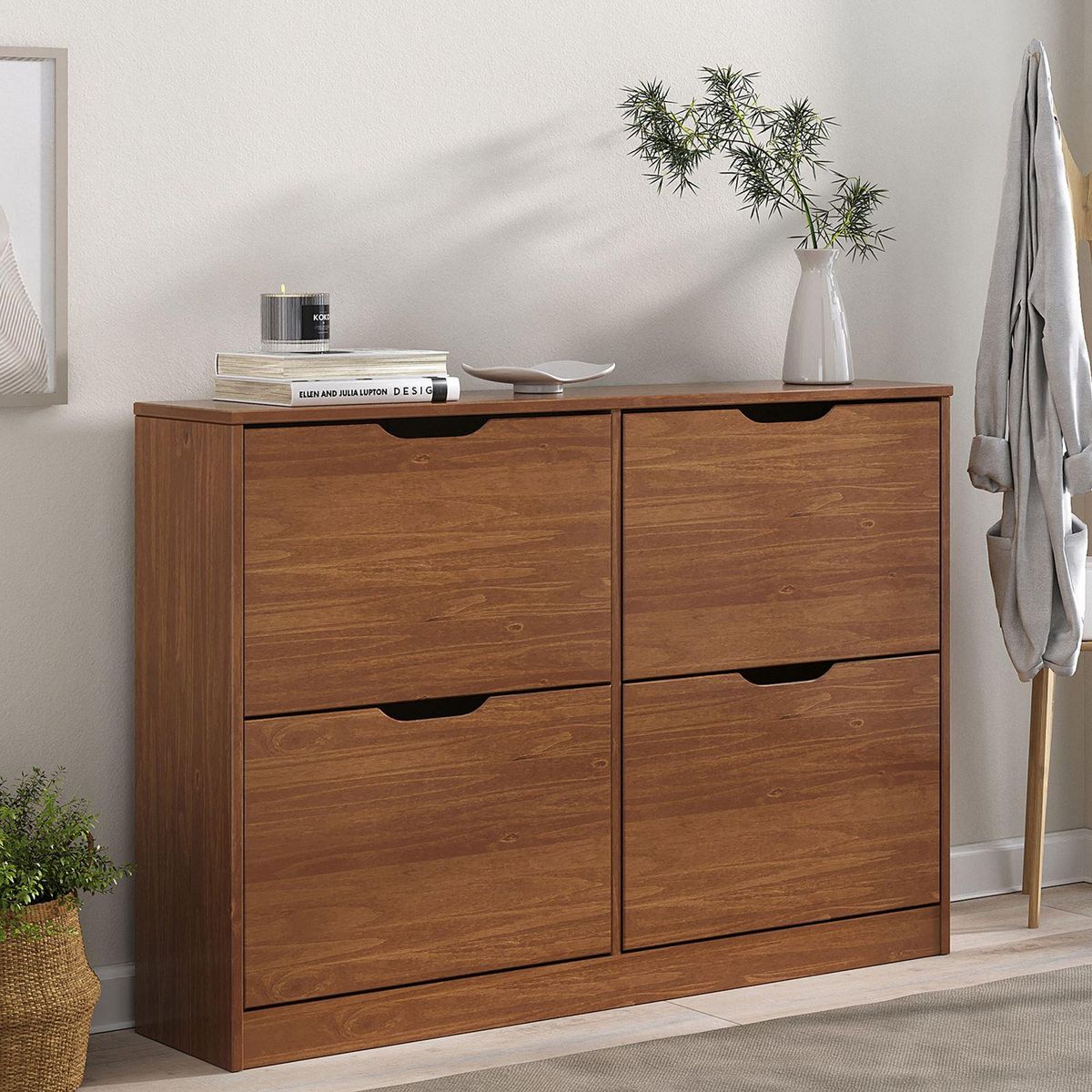 IDIMEX Meuble à chaussures en pin BASIL