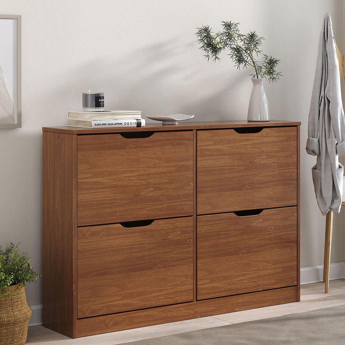 IDIMEX Meuble à chaussures en pin BASIL