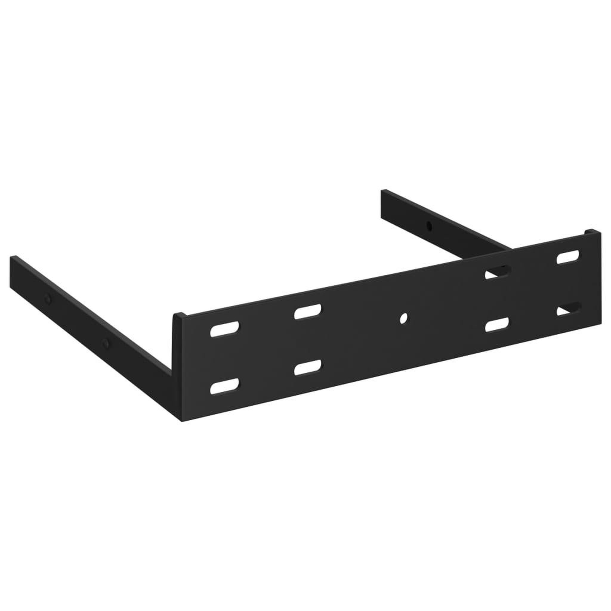 Voir la diapositive 5 : VIDAXL Etagere d'angle flottante blanc brillant 25x25x3,8 cm MDF