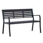 Paris Prix Banc de Jardin  Elvas  125cm Noir