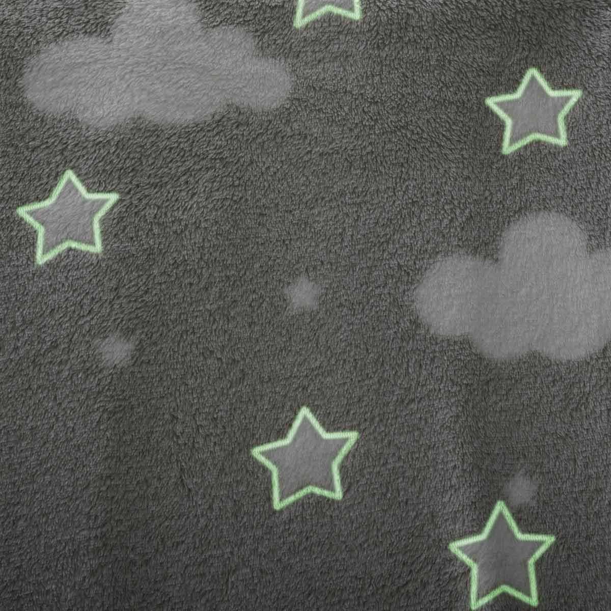 Voir la diapositive 4 : Atmosphera Kids Plaid phosphorescent enfant  reka  125x150cm gris