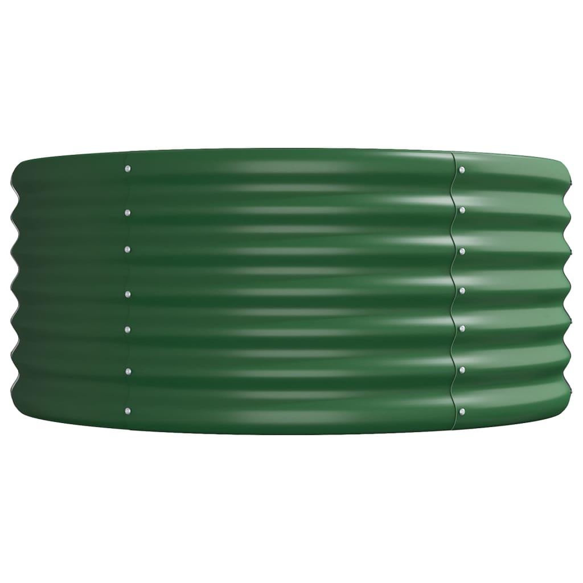 Voir la diapositive 4 : VIDAXL Lit sureleve de jardin Acier enduit de poudre 368x80x36 cm Vert