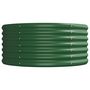 Voir la diapositive 4 : VIDAXL Lit sureleve de jardin Acier enduit de poudre 368x80x36 cm Vert