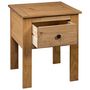 Voir la diapositive 5 : VIDAXL Table de chevet 46x40x57 cm Pin Gamme Panama