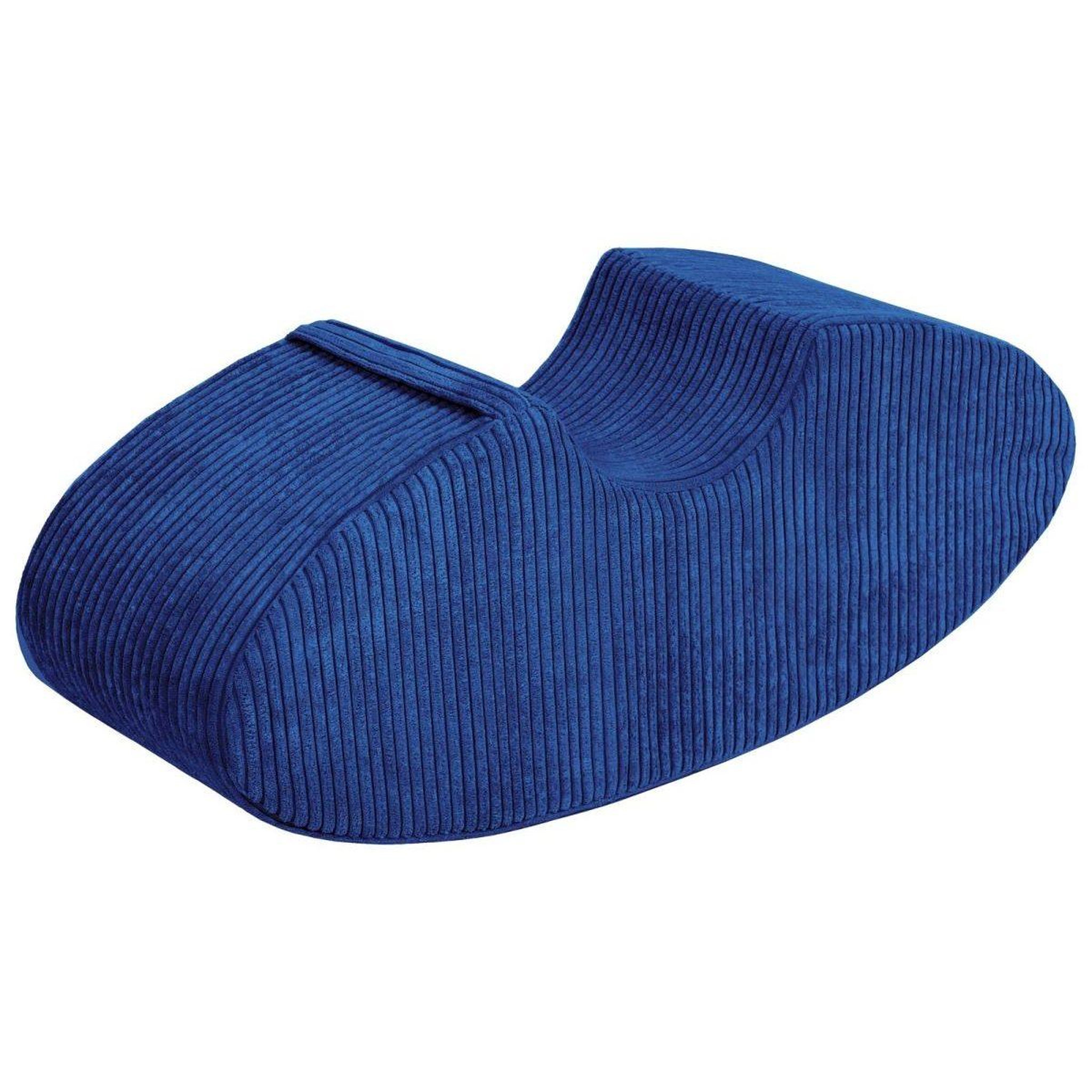 VELINDA Balancelle à bascule Bean Rocker — bleu marine (velours côtelé)