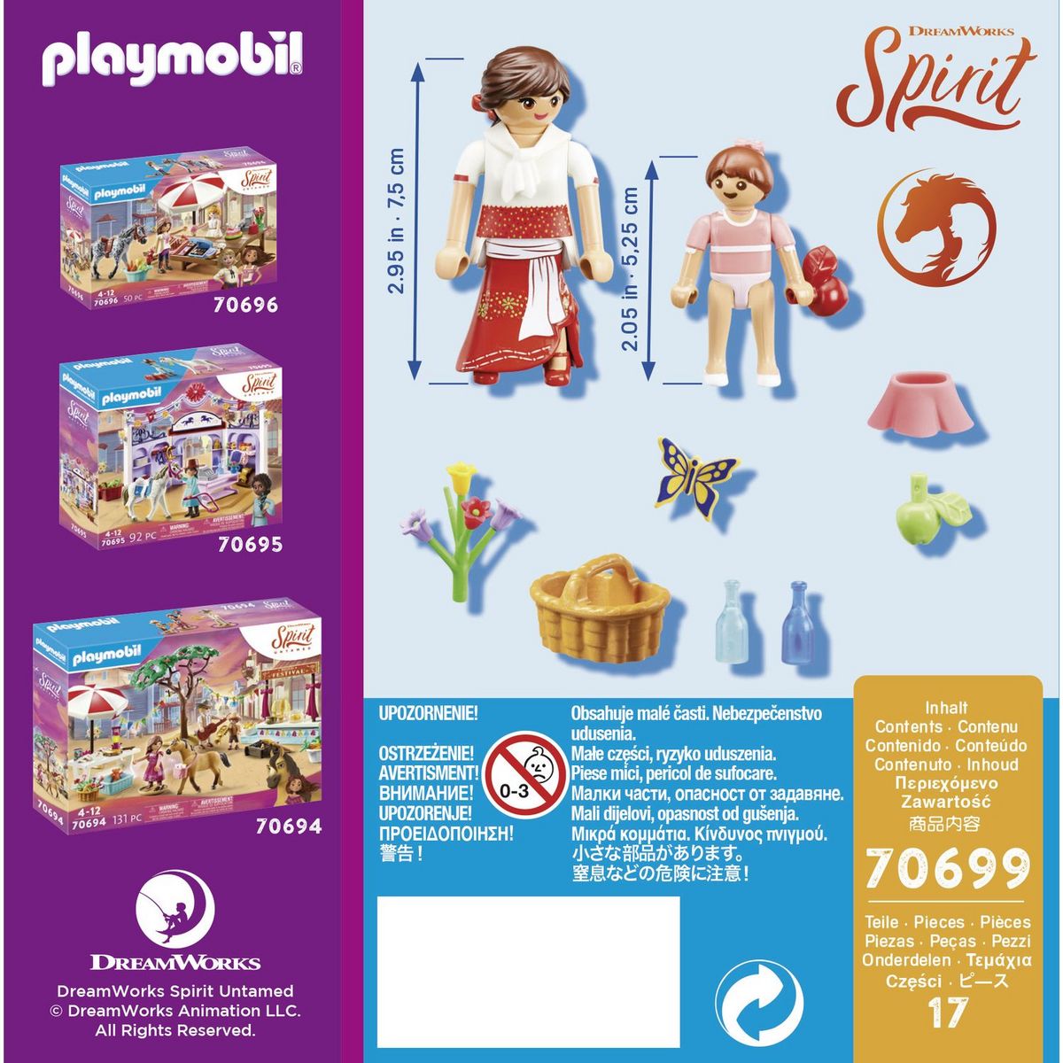 PLAYMOBIL 70699 - Spirit Untamed - Lucky enfant avec Milagro