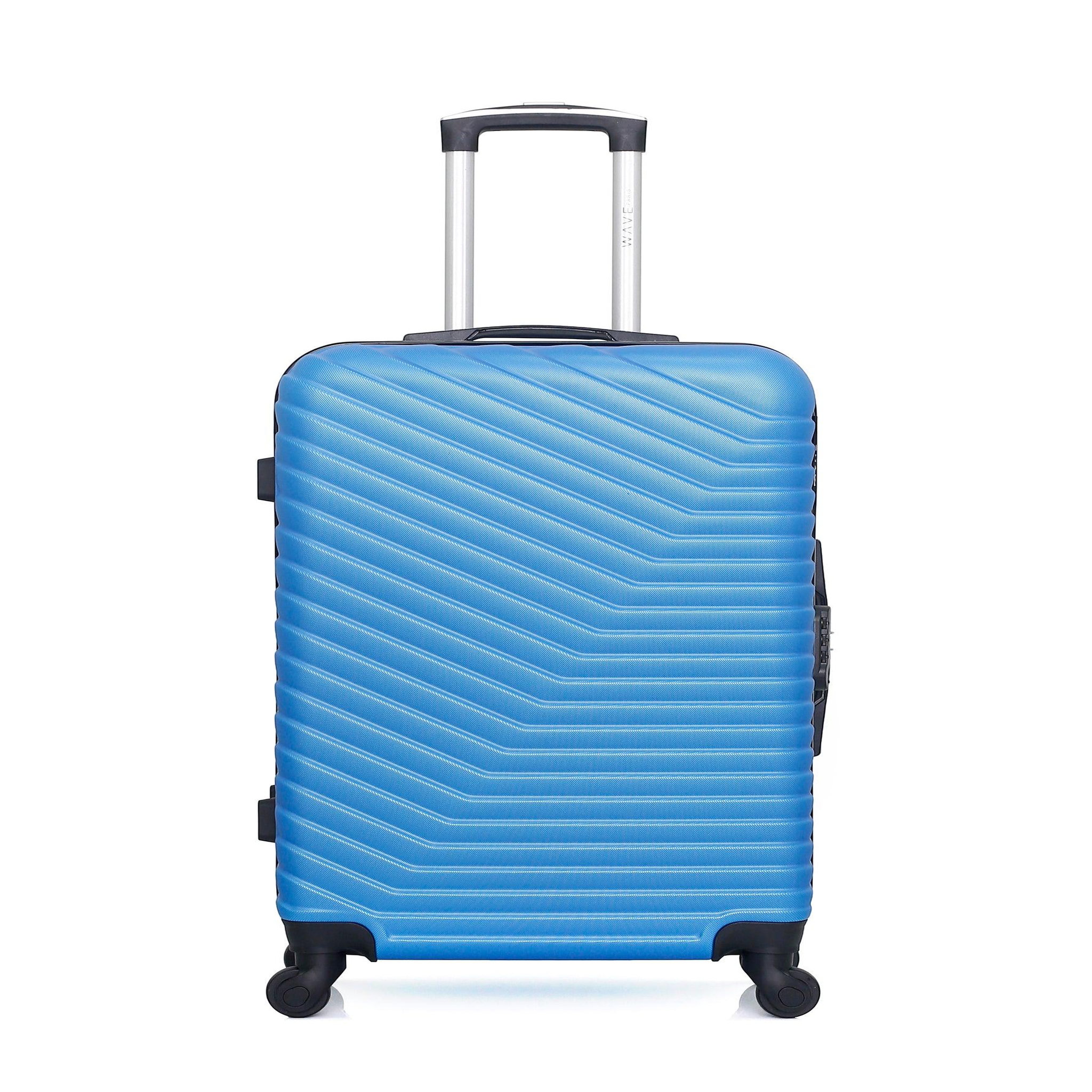 WAVE PARIS Wave paris- valise weekend abs lena 65 cm. Coloris disponibles : Noir, Bleu, Beige, Vert, Rose, Gris