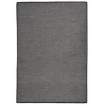 VIDAXL Tapis a tissage plat d'exterieur 160x230 cm Gris