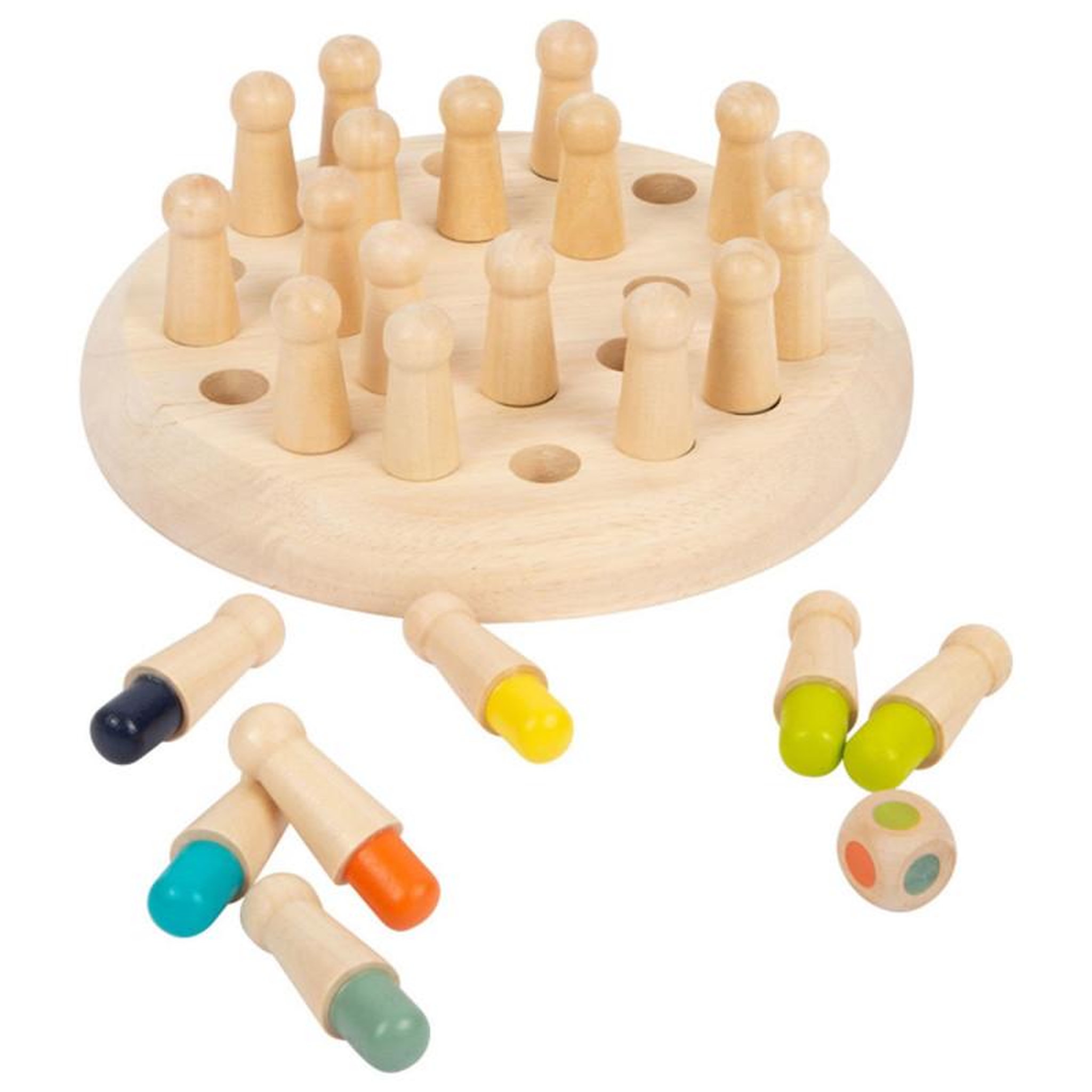 SMALL FOOT Small Foot - Wooden Color Memo Game 11962