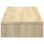 Voir la diapositive 5 : VIDAXL Support de moniteur chêne sonoma 100x27x10 cm bois d ingénierie
