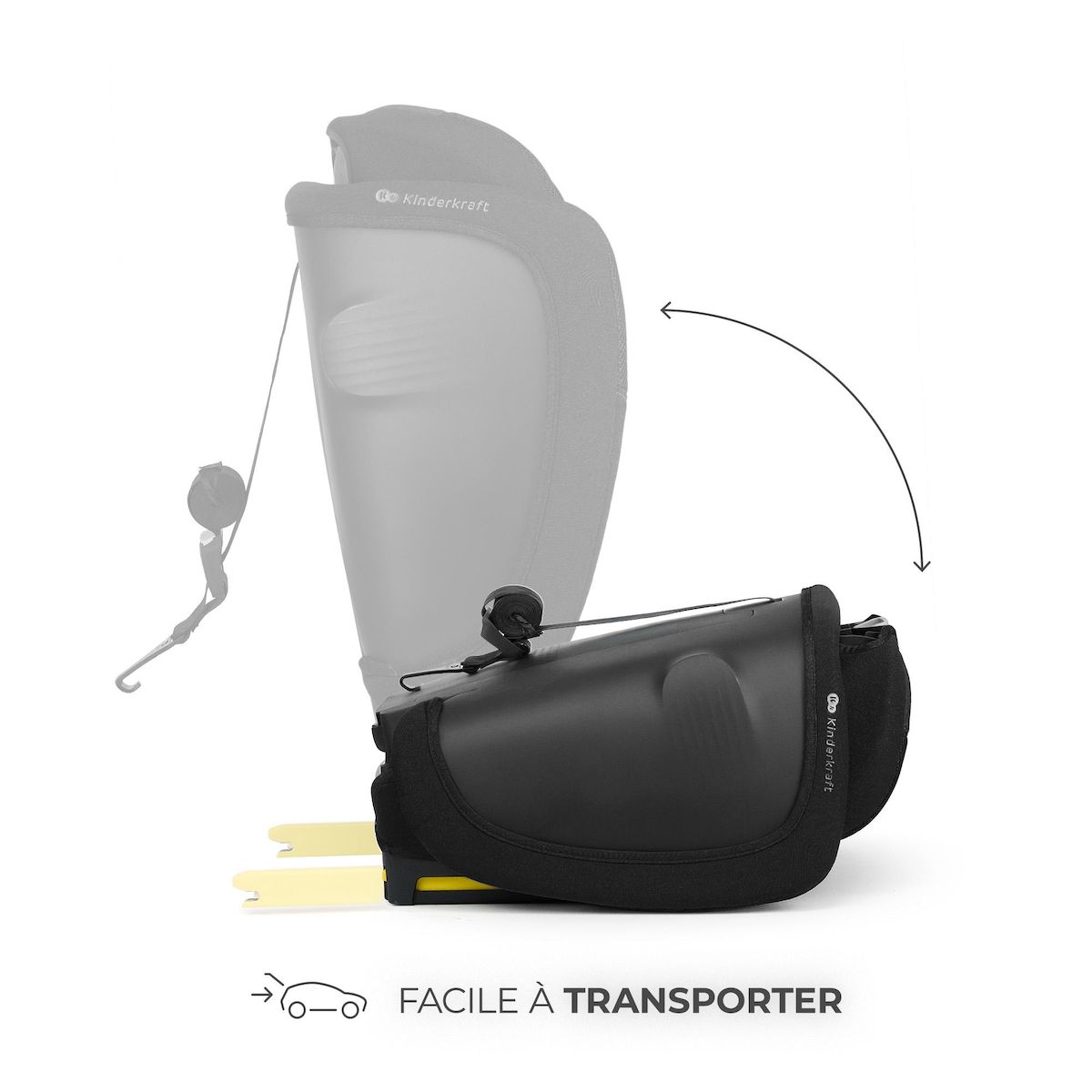 KINDERKRAFT Siege auto fix2go i size 76 150cm pratique confort