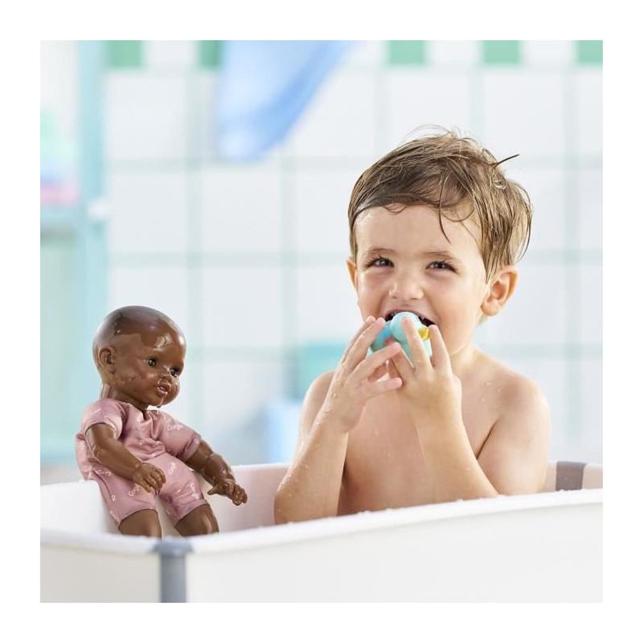 Voir la diapositive 5 : Corolle Poupon Bébé Bain Alyzée - Canard