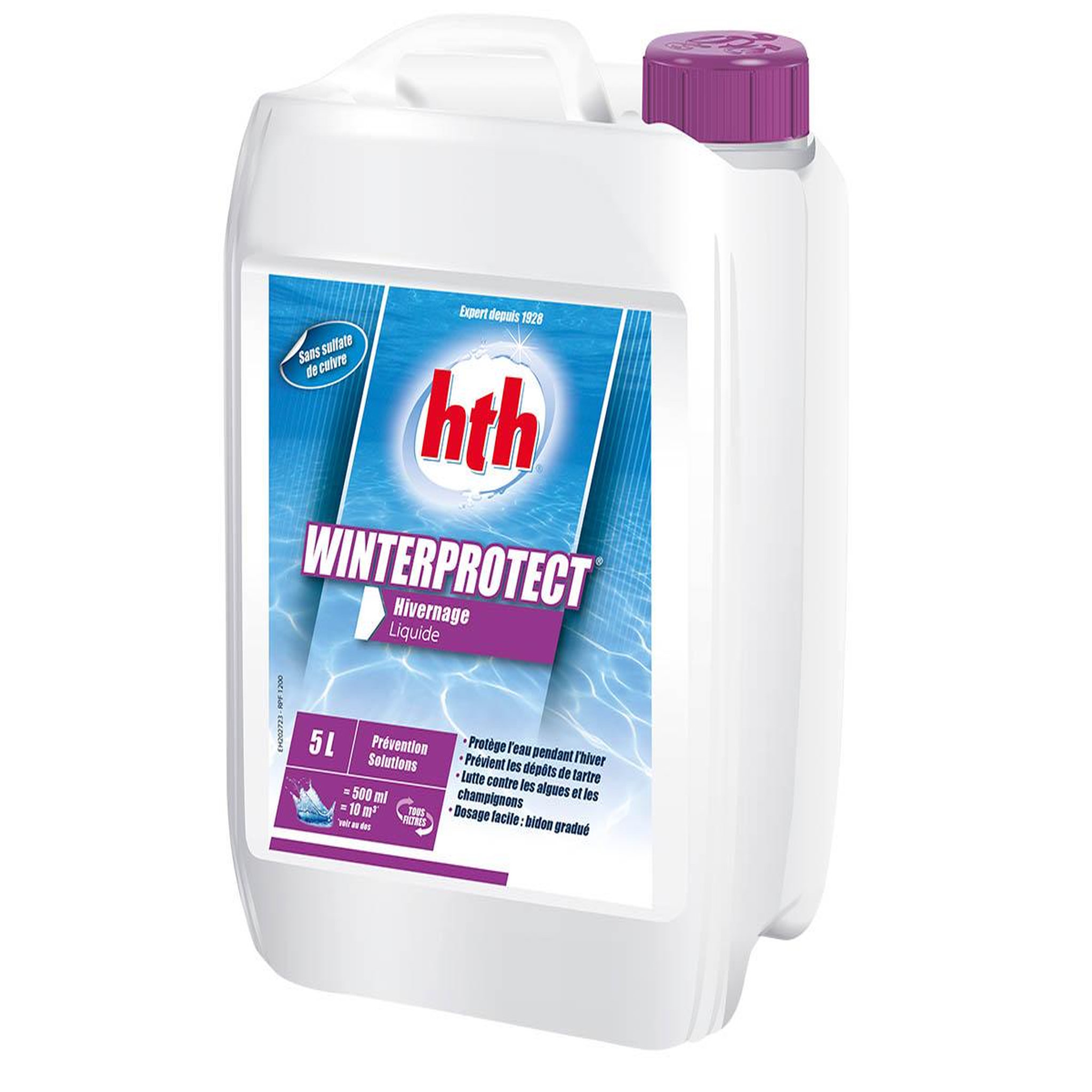 Voir la diapositive 2 : HTH Produit d'hivernage Winterprotect 5 L - HTH
