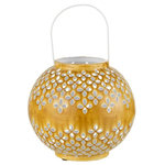 Paris Prix Lanterne Ronde Métal  Sévilla  30cm Ocre