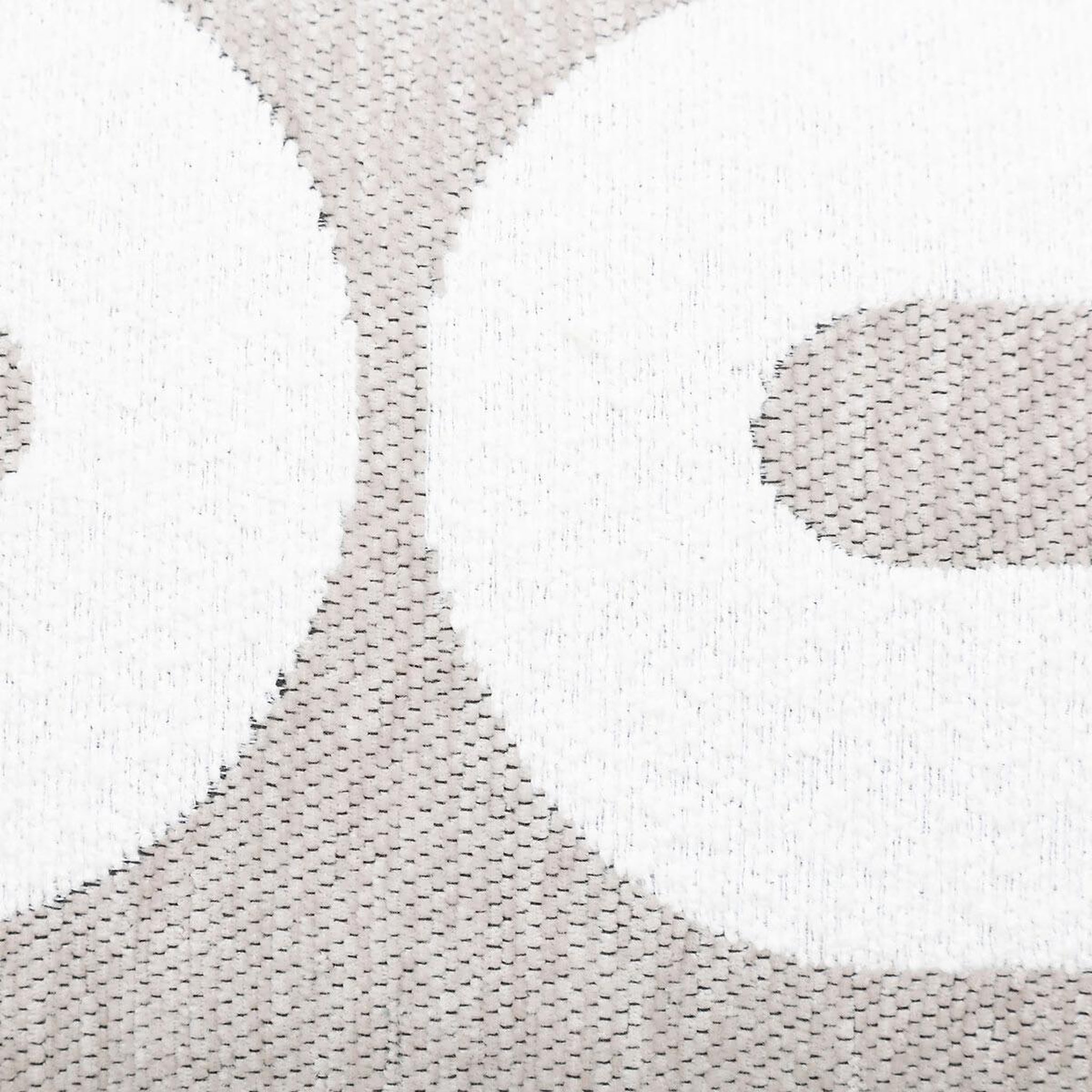 Voir la diapositive 4 : ATMOSPHERA Housse de coussin chenille  jeni  30x50cm beige lin