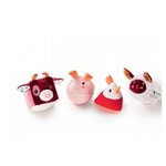 LILLIPUTIENS Set de 4 formes Hochet Ferme