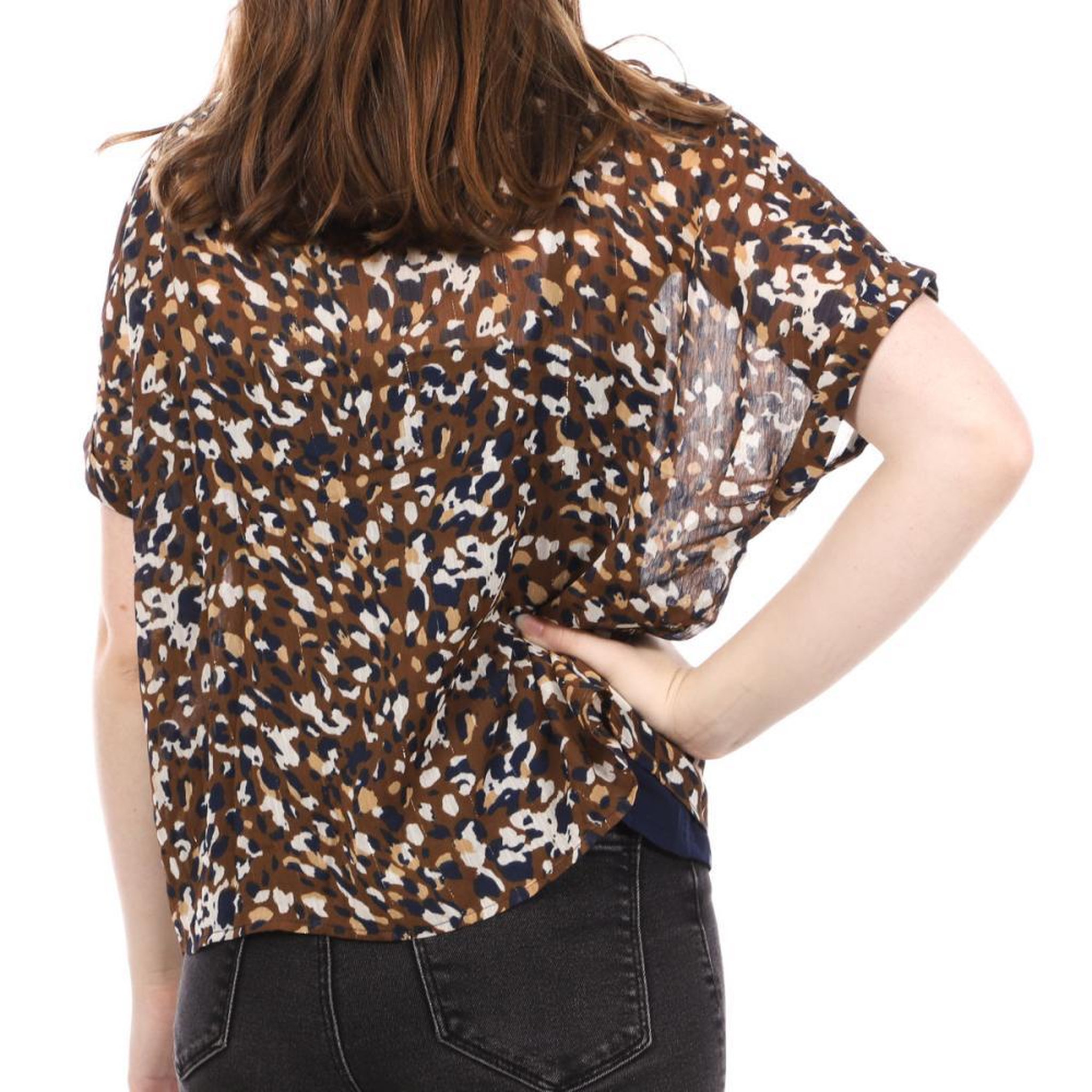 Voir la diapositive 2 : Only Blouse  léopard Femme Only Soph