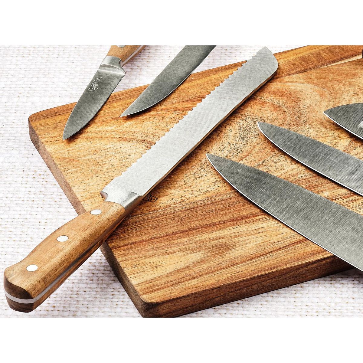 BJORN Bloc couteaux de cuisine JAKOB RAUMA - 7 pièces