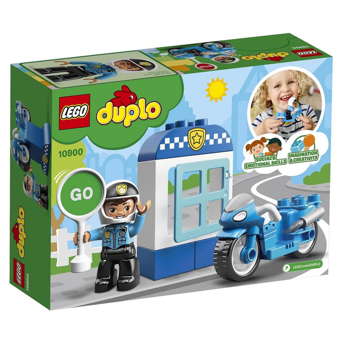 LEGO DUPLO 10900 -  Ma ville - La moto de Police
