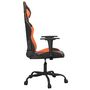 Voir la diapositive 4 : VIDAXL Chaise de jeu de massage Noir et orange Similicuir