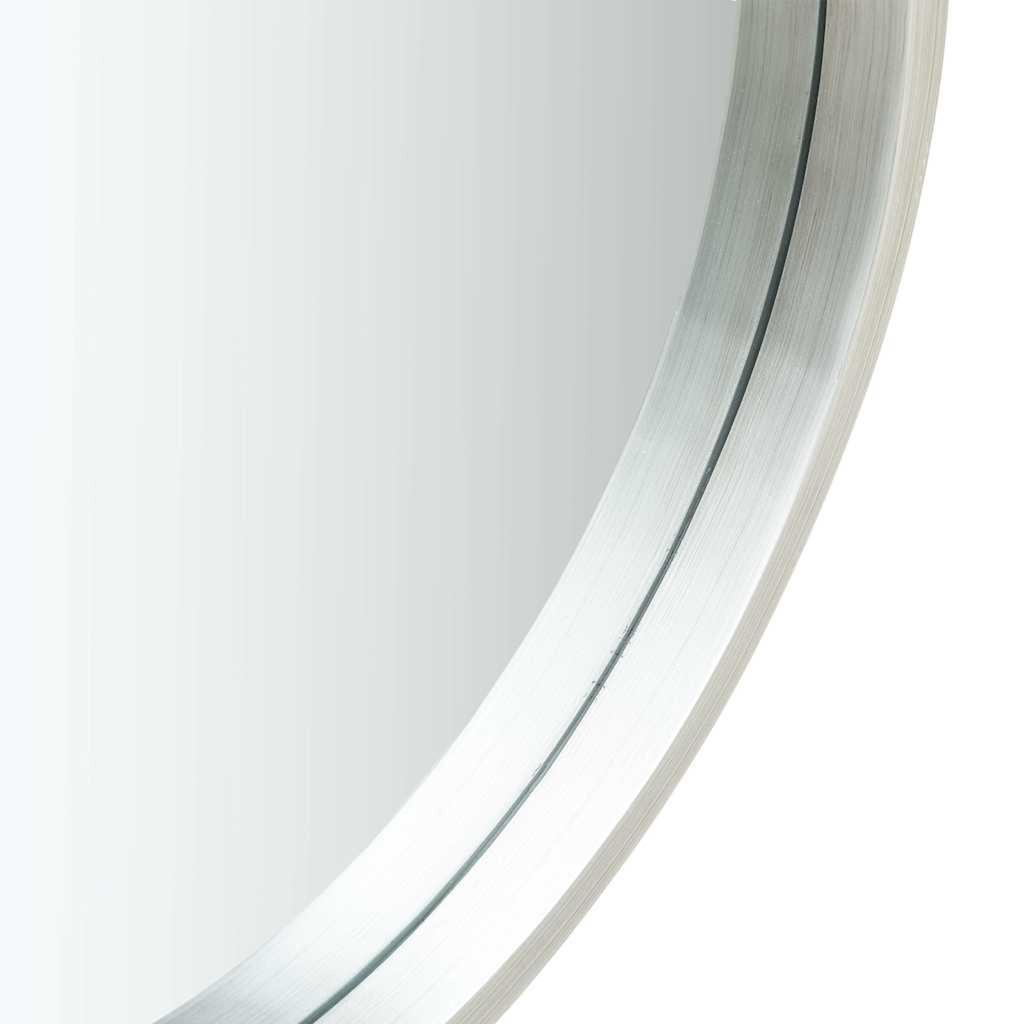 Voir la diapositive 4 : VIDAXL Miroir mural avec sangle 60 cm argente